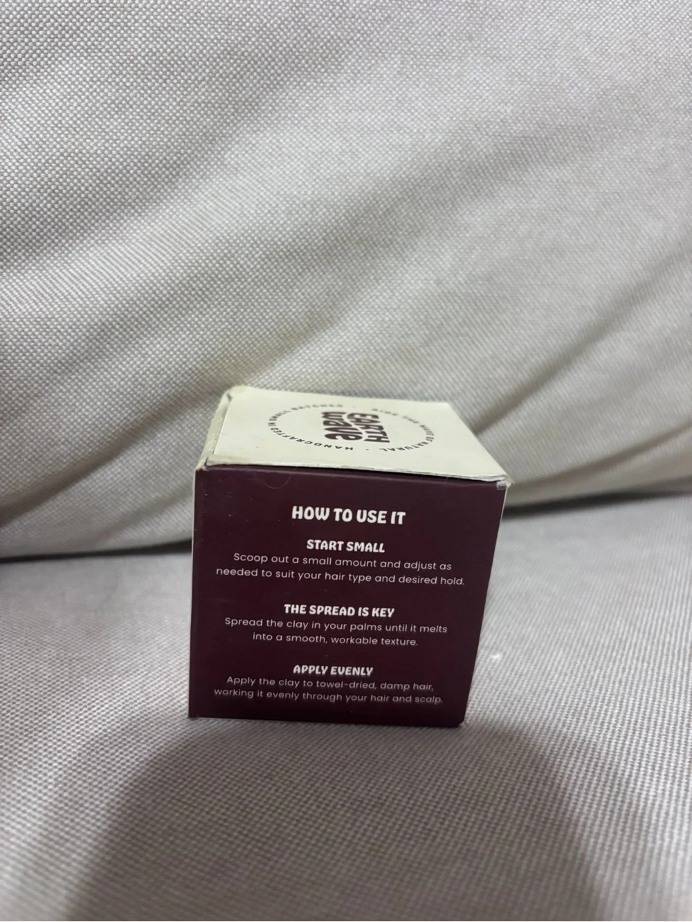 Hair Clay - Medium Hold & Natural Finish (Cream)